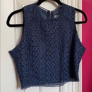 Lace crop top